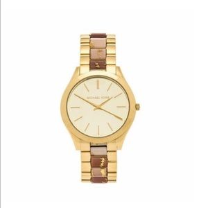Michael Kors Runway Quartz Movement Gold Watch MK4300